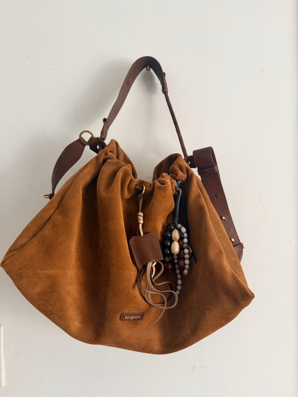 Songmont Medium Gather Bag Set - Ochre Suede